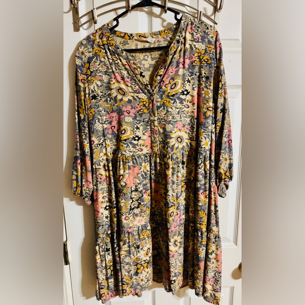 Natural Life Floral Dress